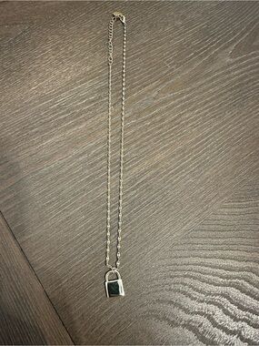 BB Lila Women’s Gold Tone Lock Necklace